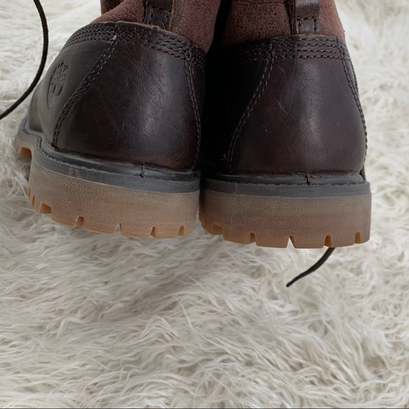 Timberland Suede & Leather Sherpa Boots Size 8 - Picture 10 of 13
